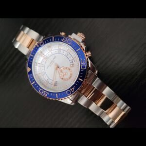 🔥NEW Full Set Stuhrling Aqua diver 42MM‎ Stainless Steel Men's Watch